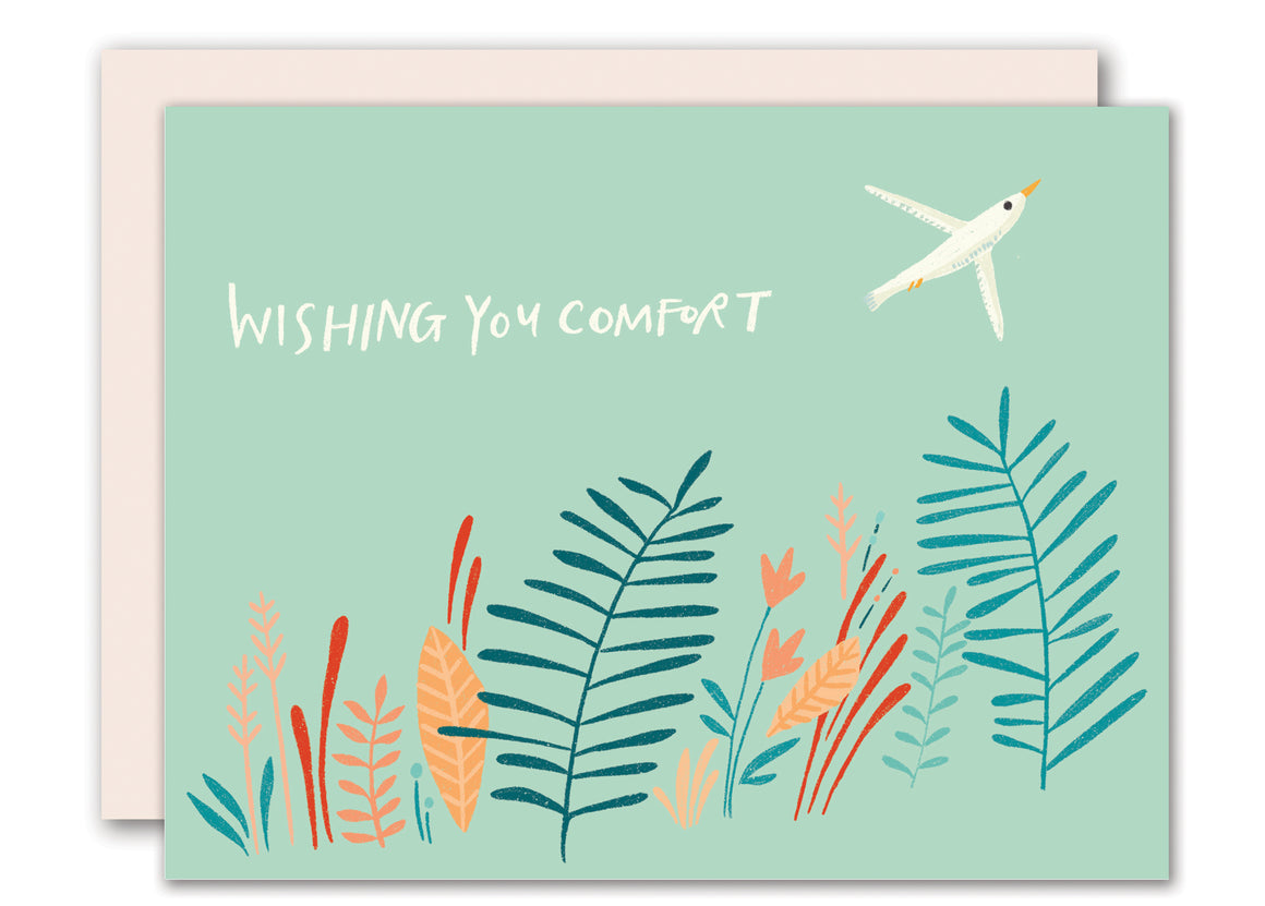 Wishing you comfort - Sympathy Card