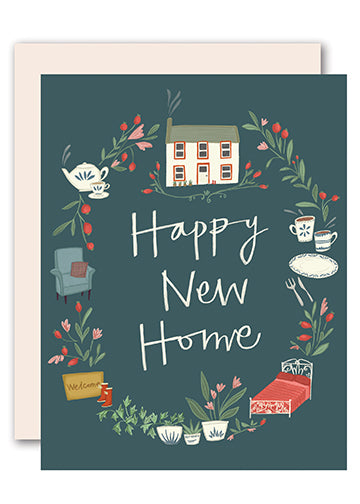 Happy new home card