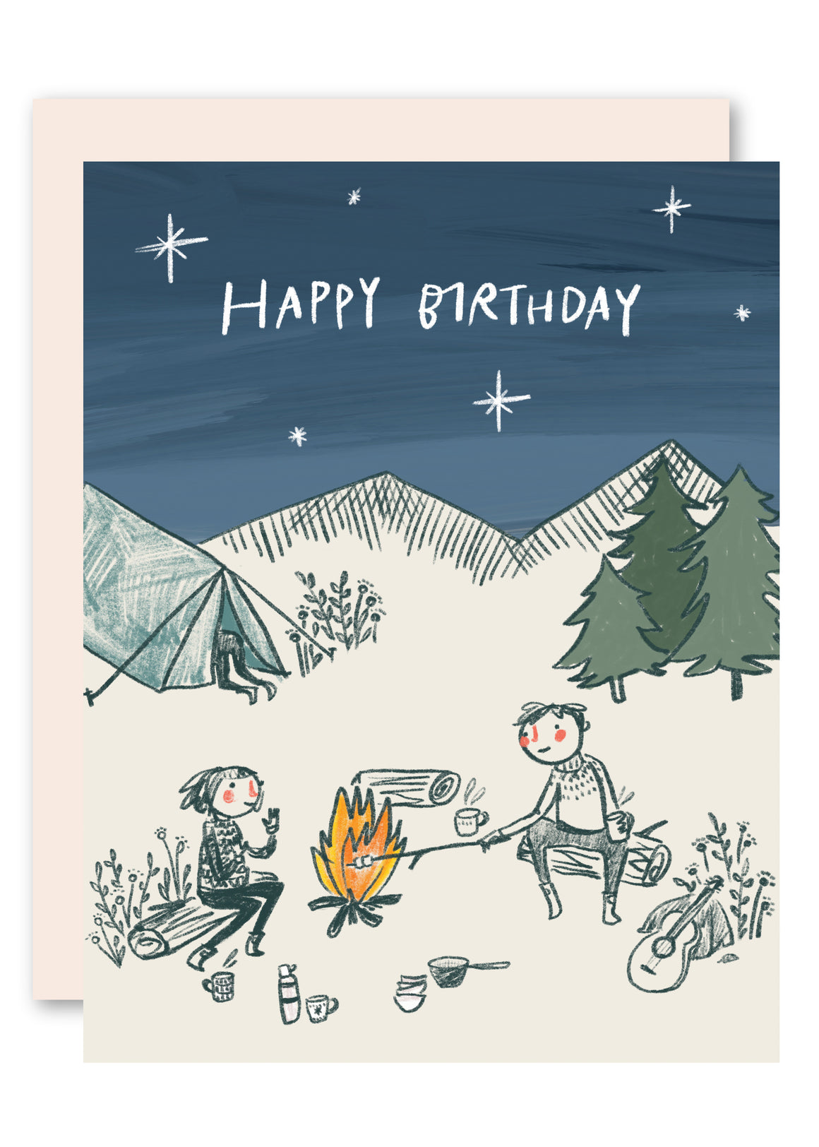 Camping Birthday Card
