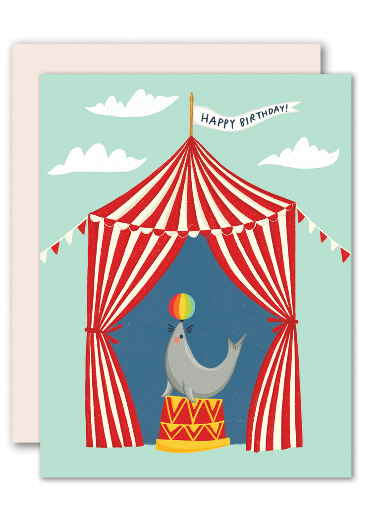 Circus birthday card