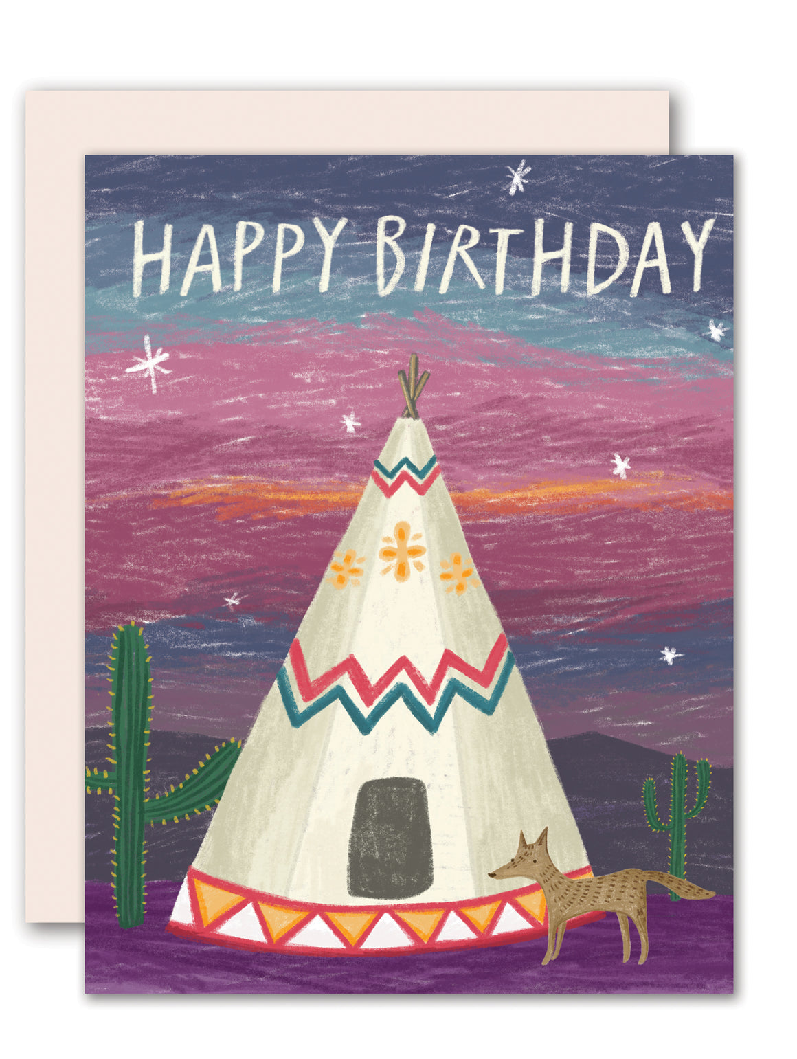 Teepee- birthday card
