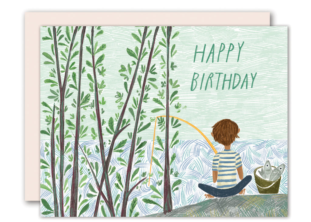 Fishing - birthday card