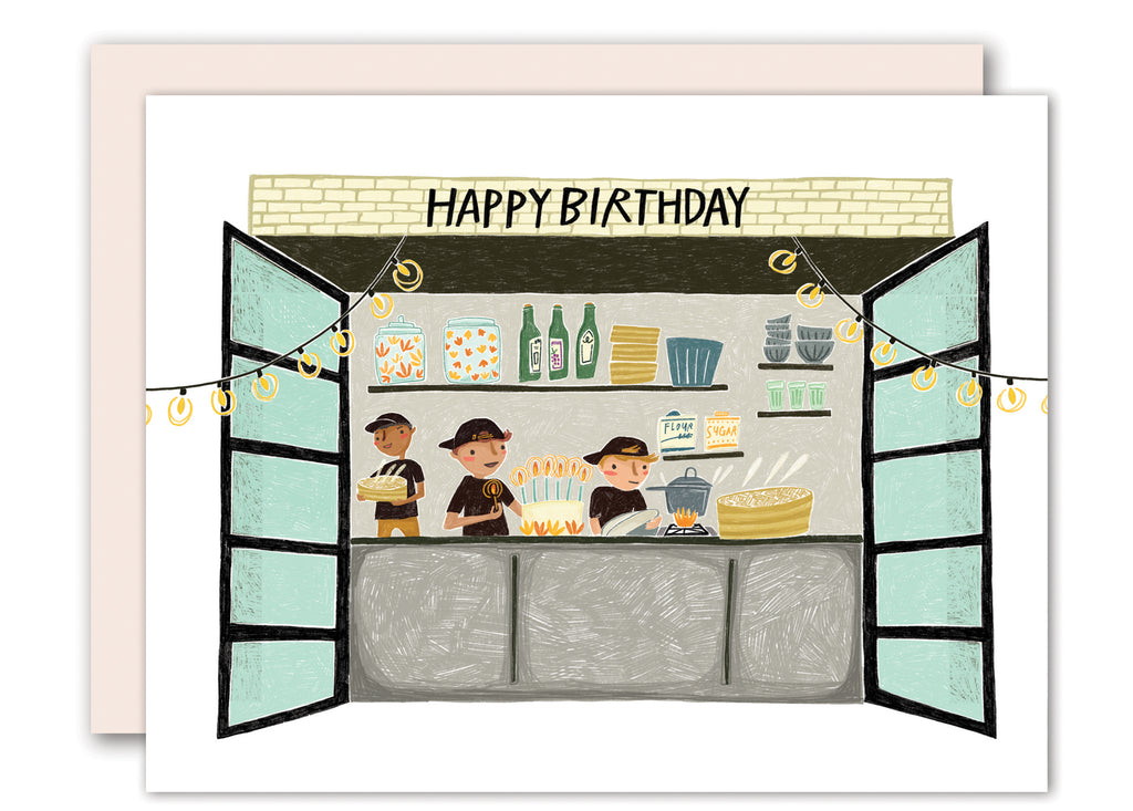 Kitchen - birthday card