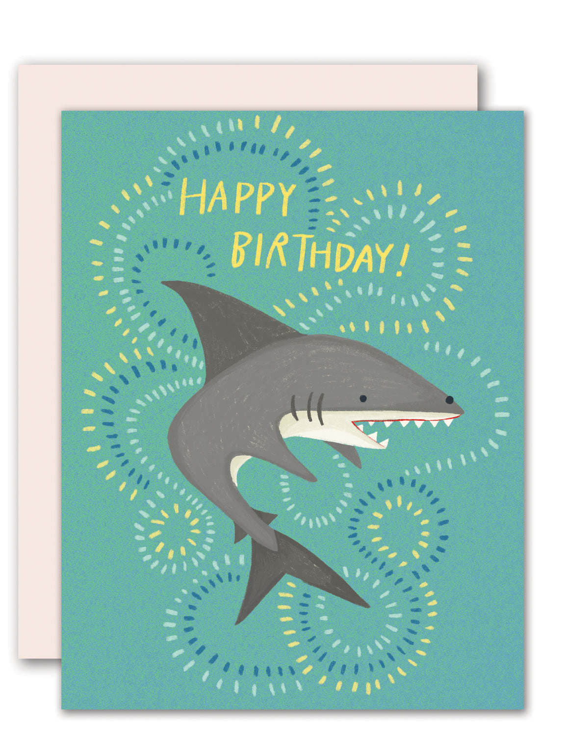 Shark - kid's birthday card