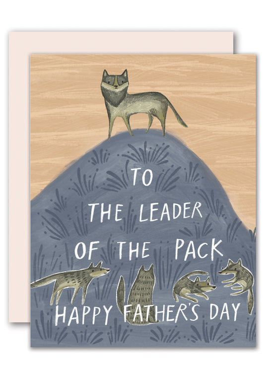 Leader of the pack - Happy Father's Day Card