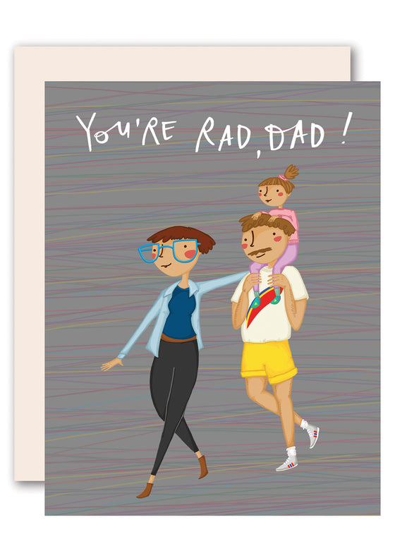 You're Rad, Dad! Happy Father's Day Card