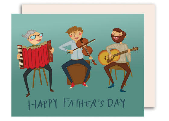 Music Trio - Happy Father's Day Card