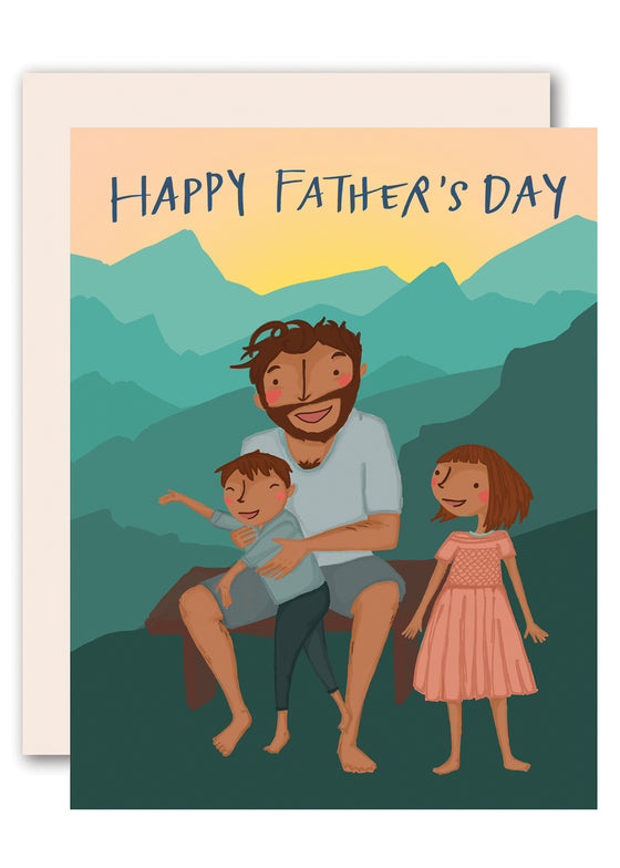 Mountains - Happy Father's Day Card