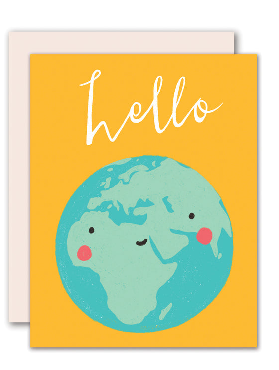 Hello, Earth - friendship card
