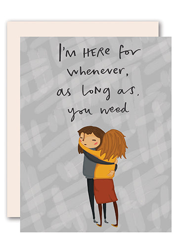 As long as you need sympathy card
