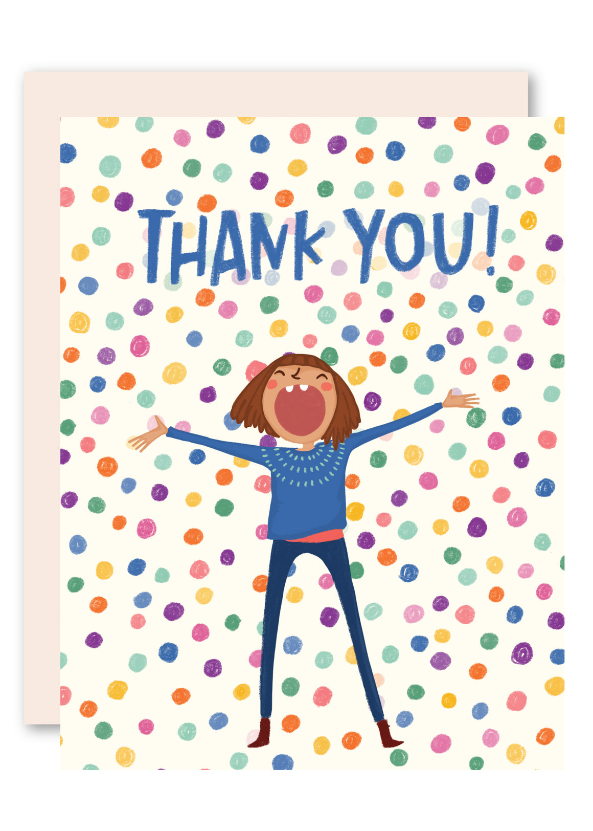 Colored Balls Thank You Card