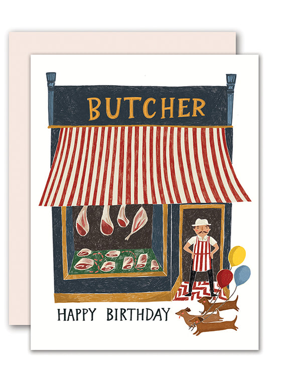 Butcher Birthday Card