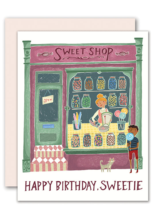 Sweet Shop Birthday Card