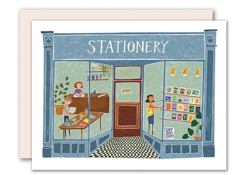 Stationery Shop Greeting Card