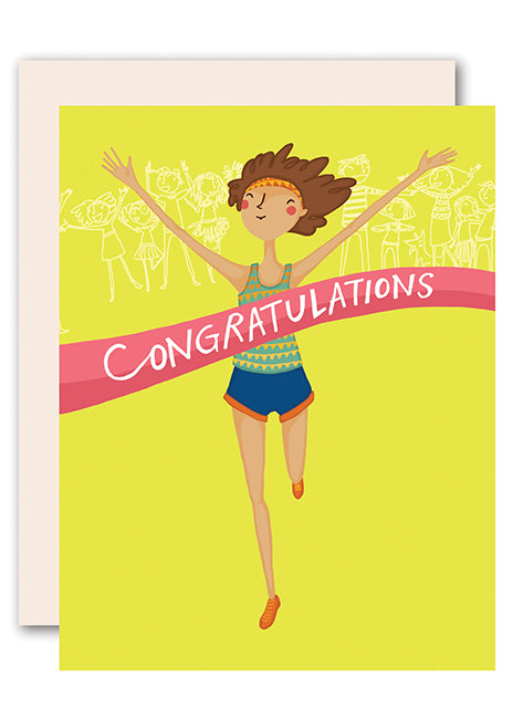 Congratulations - Runner Greeting Cards