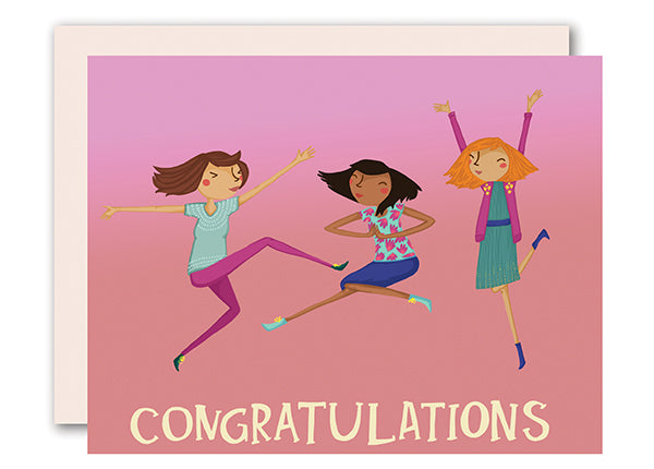 Congratulations - Jumpers! Greeting Card