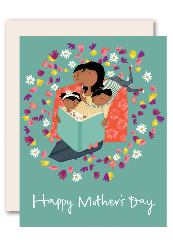 Reading Together Happy Mother's Day Card