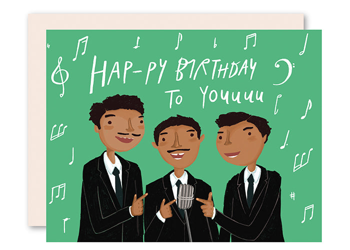 Singers birthday card