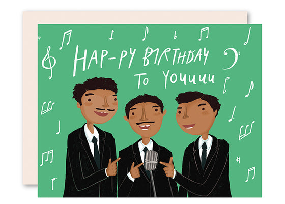 Singers birthday card