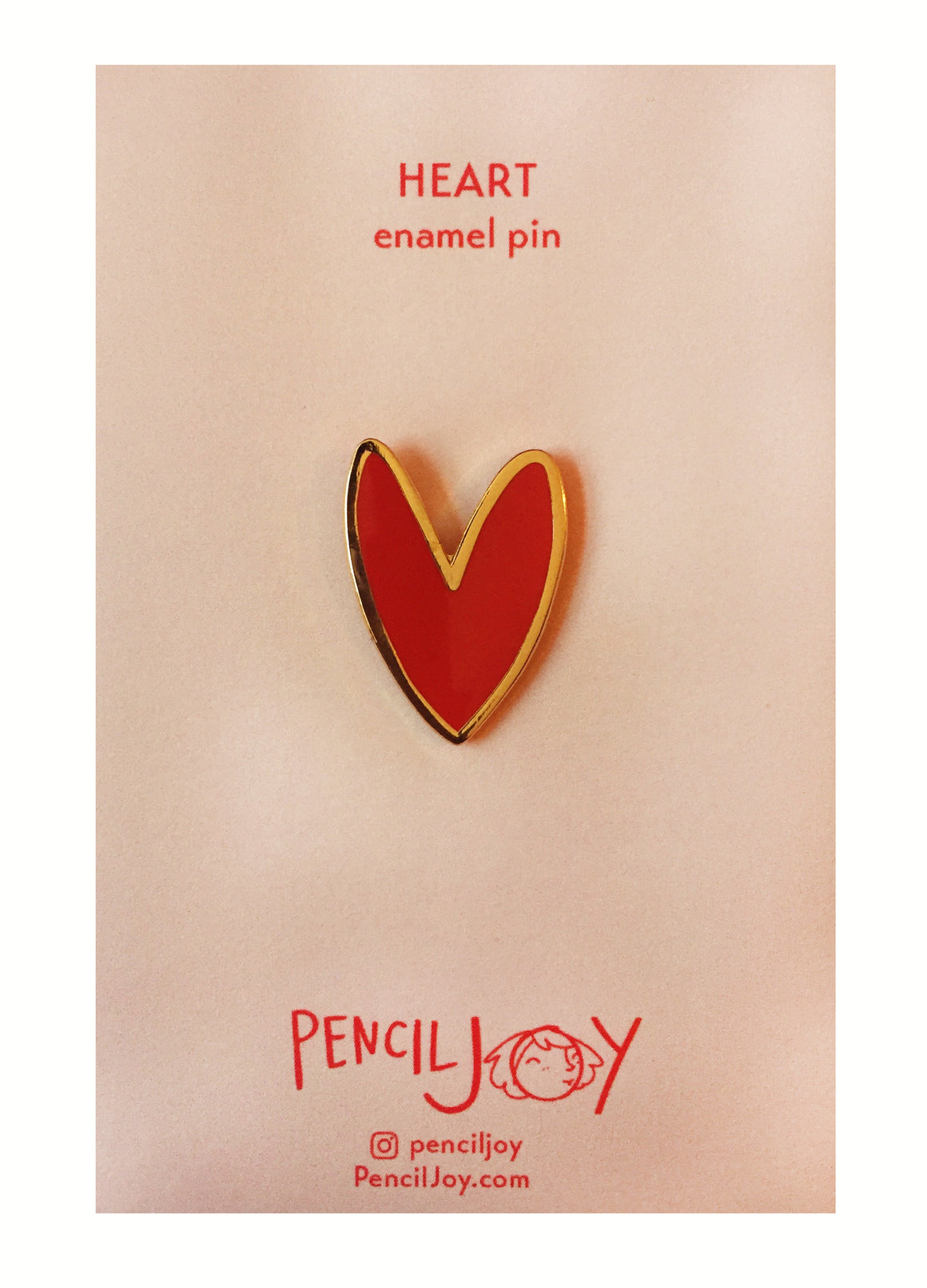 Heart Enamel Pin