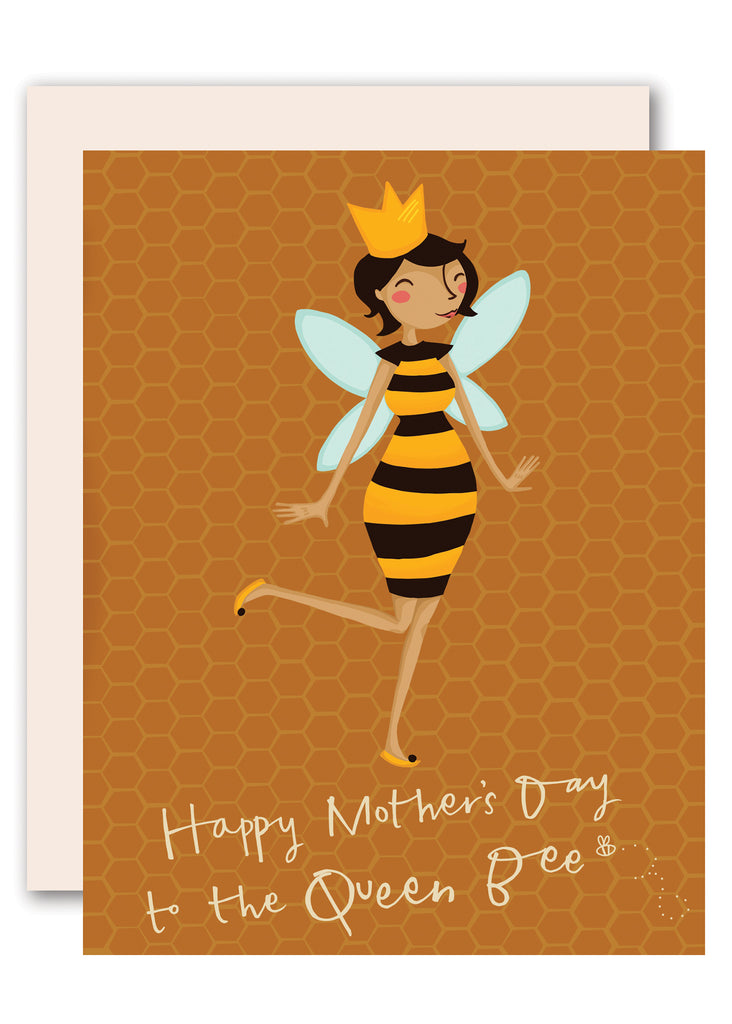 Queen Bee Happy Mother's Day Card